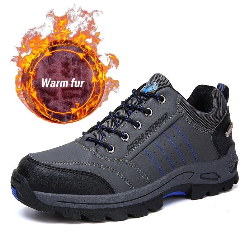Brand Men Women Hiking Shoes 2018 Winter Plush Warm Lace Up Hiking Boots Sneaker Man Outdoor Climbing Trekking Sapatillas Hombre Brand Men Women Hiking Shoes 2018 Winter Plush Warm Lace Up Hiking Boots Sneaker Man Outdoor Climbing Trekking Sapatillas Hombre