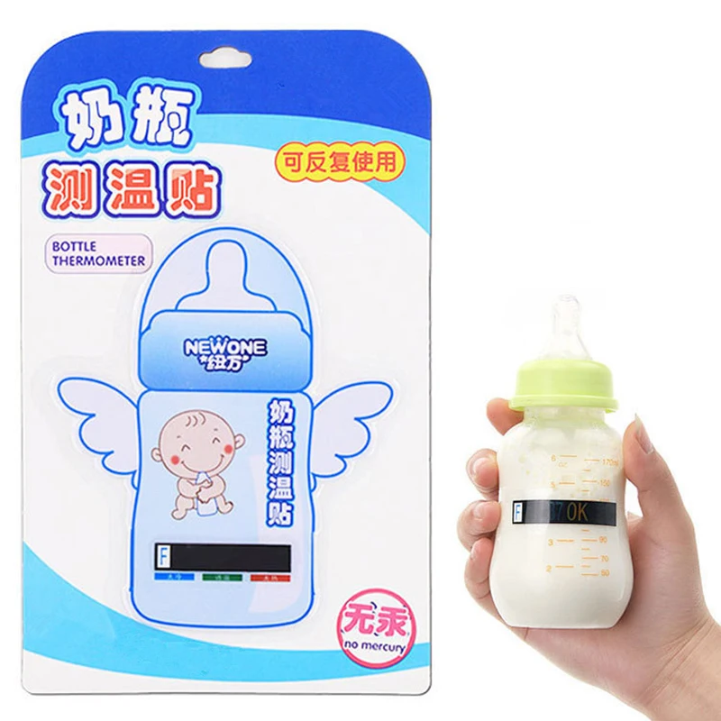 Детские бутылки молока температура тесты бумага полосы термометр стикеры Младенцы безопасные Термометры измерительная карта