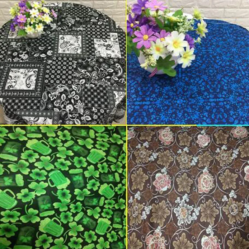 Дизайн красивый сад Изящные цветы с цветочным принтом хлопчатобумажная ткань для DIY шитье украшения