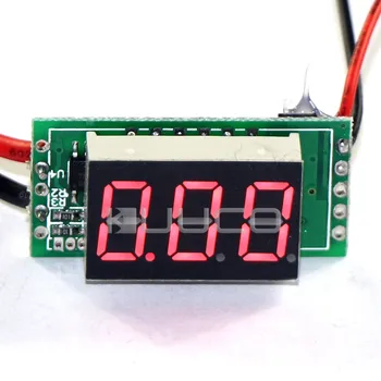 

Digital Tester DC 0~10A Current Measure Meter 0.36" Red LED Digital Ammeter DC 12V 24V Ampere Panel Meter
