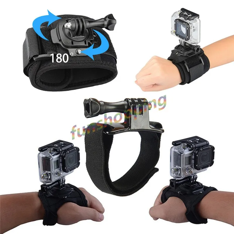 Gopro-Accessories-Set-Helmet-Harness-Chest-Belt-Head-Mount-Strap-Monopod-Go-pro-Hero-4-session (2)