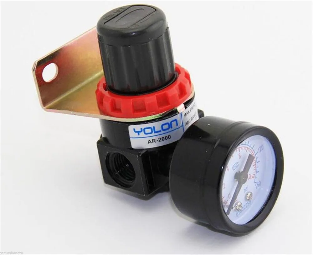 

AR2000 G1/4'' Air Control Compressor Pressure Relief Regulating Regulator Valve