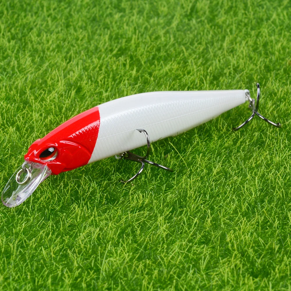 1 قطعة البلاستيك أسماك الصيد السحر 11 سنتيمتر/14g الصلب Wobblers الغوص 0-2 M Crankbaits إيسكا الاصطناعي المتذبذب Pesca باس بايك إغراء