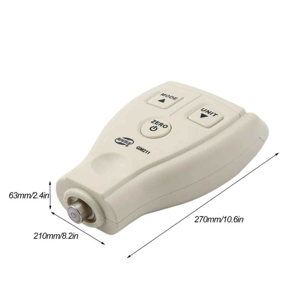 Benetech GM211 0 1500 мини цифровая пленка для покрытия толщина железа измерительное