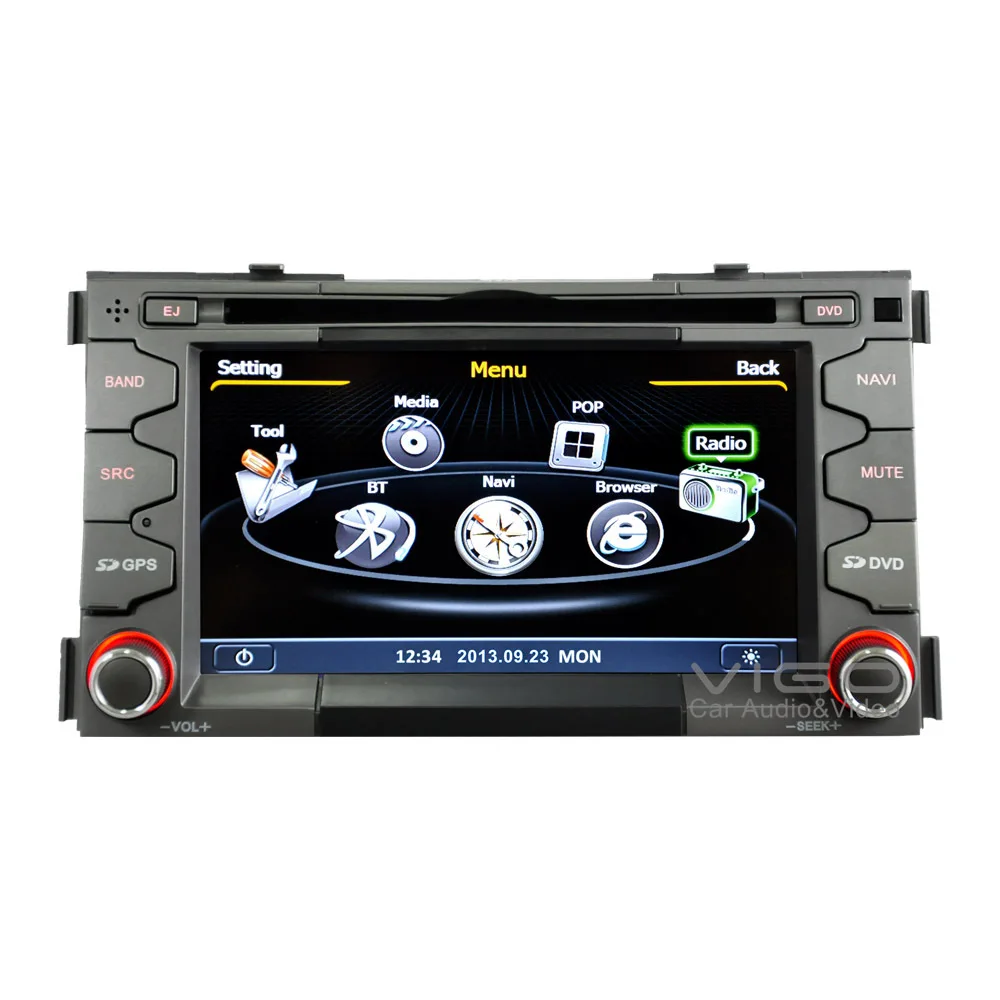 Car GPS Navigation for Kia Soul 2010 2012 Stereo Radio DVD Player