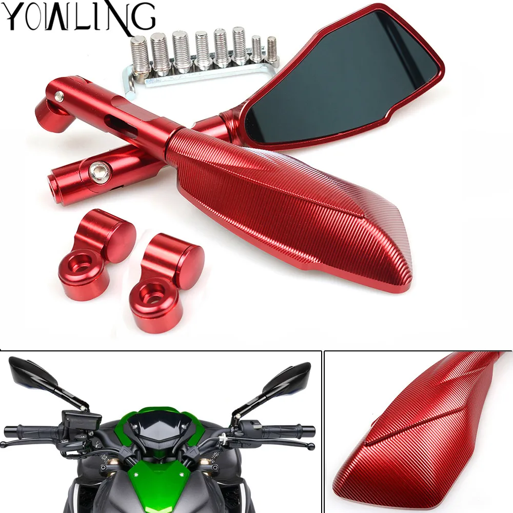 Motorcycle Rearview Mirror Aluminum rear side mirrors for ducati