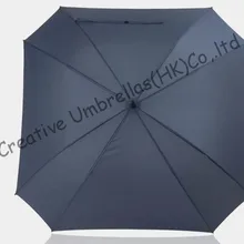 Квадратная форма, 130 см диаметр зонта для гольфа, универсальная специальная форма. 14 мм вал из стекловолокна и 3,5 мм ребра из стекловолокна, автоматическое открытие