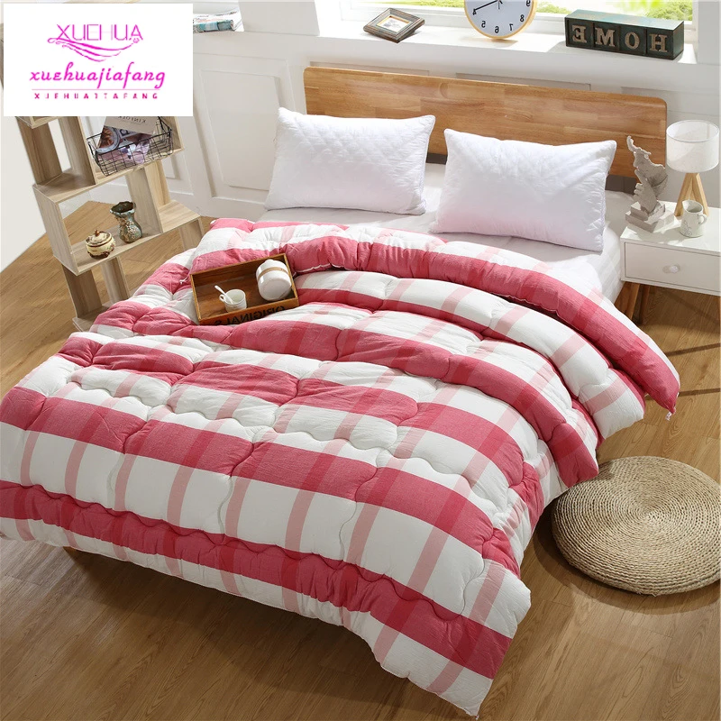 100 cotton quilt solid color duvets is core quilted adult thicker