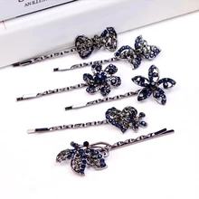 1 Pair Women Vintage Crystal Flower Tiara Hair Clips Girls Bridal Wedding Hair Accessories Jewelry Blue Rhinestone Hair Pin цена 1 Pair Women Vintage Crystal Flower Tiara Hair Clips Girls Bridal Wedding Hair Accessories Jewelry Blue Rhinestone Hair Pin цены онлайн
