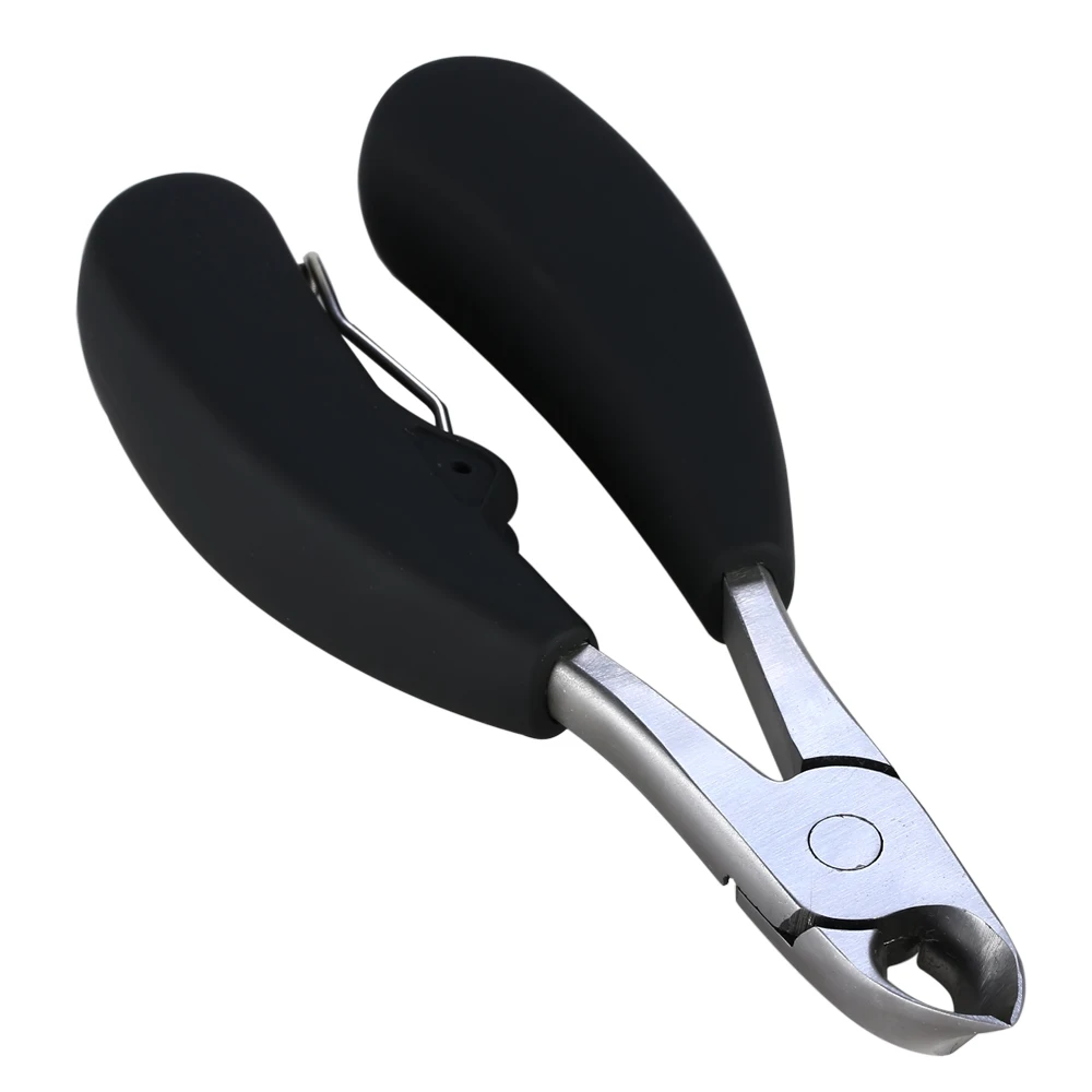 Tesoura de Unhas de Aço Cortador de Mão de Borracha Inoxidável Professional Cuticle Nipper Ferramentas Unhas Manicure 4 Tesoura de Unhas de Aço inoxidável Professional