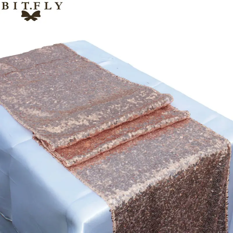 New-Brand-Champagne-Rose-gold-Silver-Gold-Sequin-Table-Runner-For-Wedding-Event-Party-Banquet-Christmas (3)