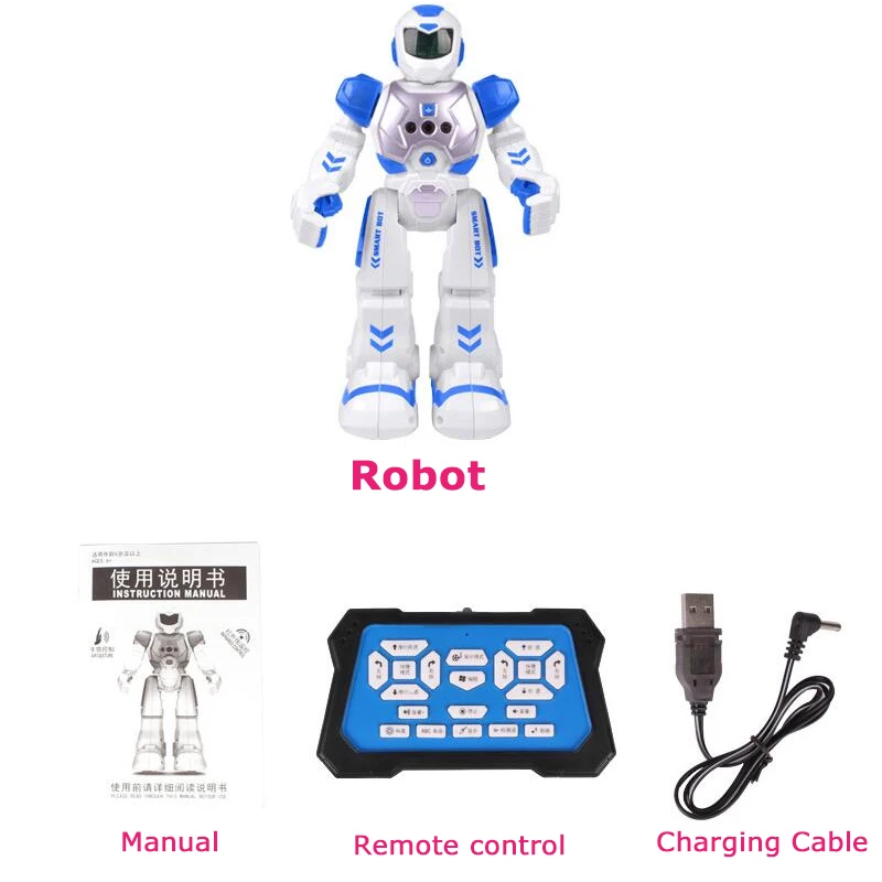 Remote Control Intelligent Robot Gesture Control Induction Programming Mechanical Warfare Charging Children