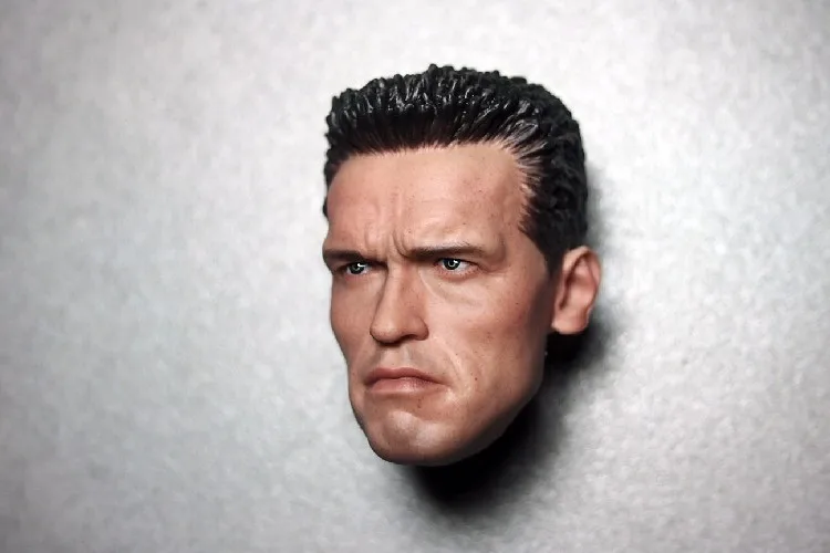 1/12 Arnold Schwarzenegger Head Sculpt Youth Man Head Fit 6'' Muscle Figure Body