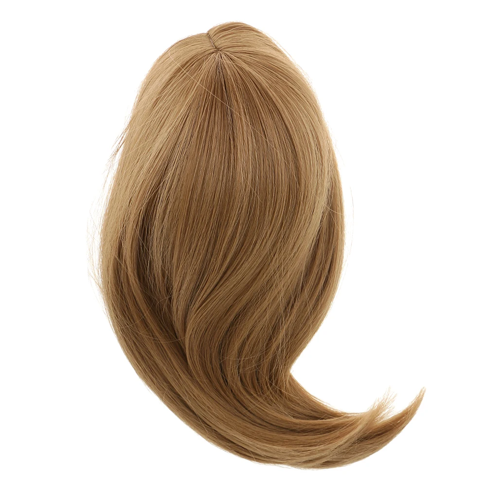 6 Colors DIY Hair  28cm Hair Doll Wig for 18'' American Dolls Accessories Handmade Making Wig For Baby Dolls Yellow Brown