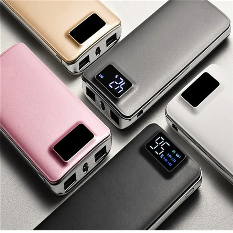 

Rechargeable Battery 10000mAh Dual USB Power Bank Portable Charger External Battery Power Bank for IPhone Mobile Phone Powerbank