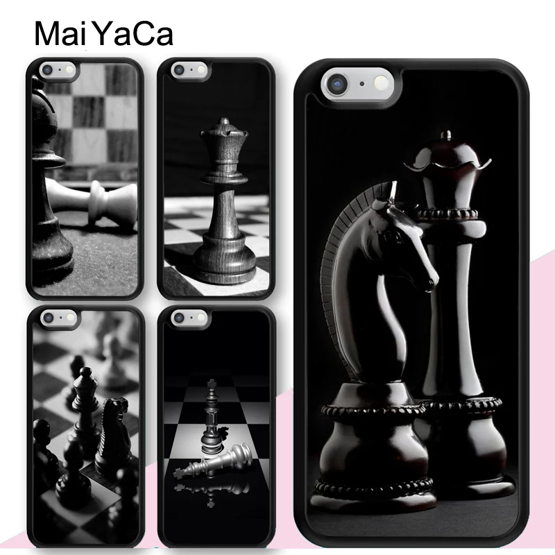 

MaiYaCa Chess Pieces Print Mobile Phone Case For iphone 11 Pro MAX X XR XS MAX 6 6S 7 8 Plus 5 5S TPU Cover