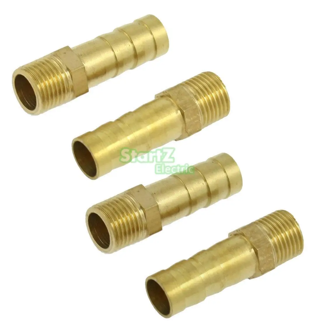 5Pcs 1/8"PT Male To 8mm Air Hose Barb Male Pipe Barbed Air Hose