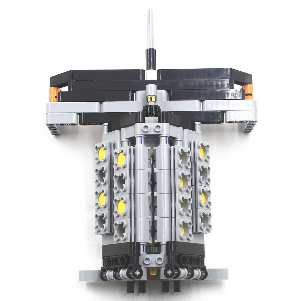 MOC Technic Parts 200pcs V16 Engine for Bugatti chiron 42083 compatible with lego for kids boys toy MOC Technic Parts 200pcs V16 Engine for Bugatti chiron 42083 compatible with lego for kids boys toy