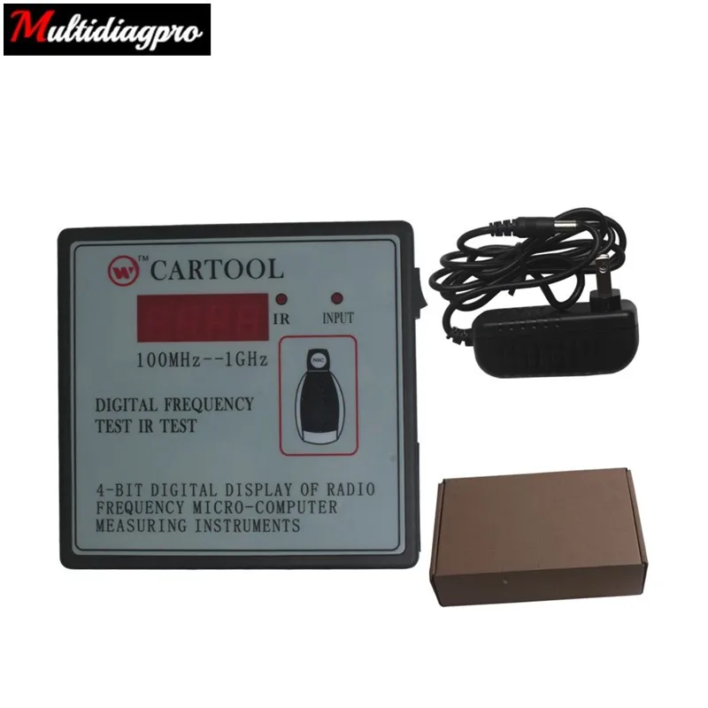 

Professional CARTOOL Digital Frequency Test Car IR Infrared Remote Key Frequency Tester (Frequency Range 100-500MHZ)