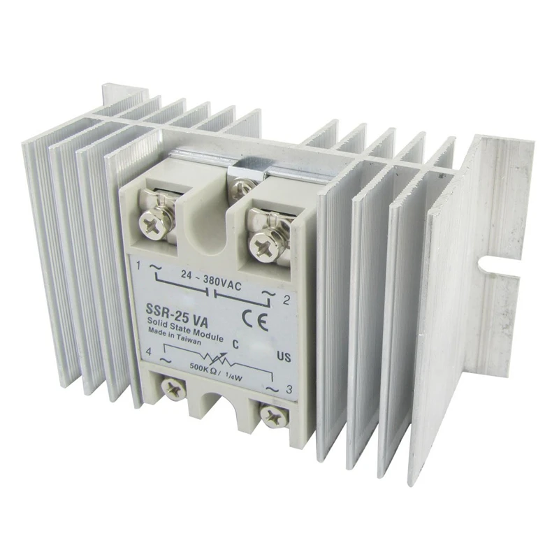 

Solid State Relay SSR Voltage Resistance Regulator 25A 24-380V AC 500K Ohm 1/4W