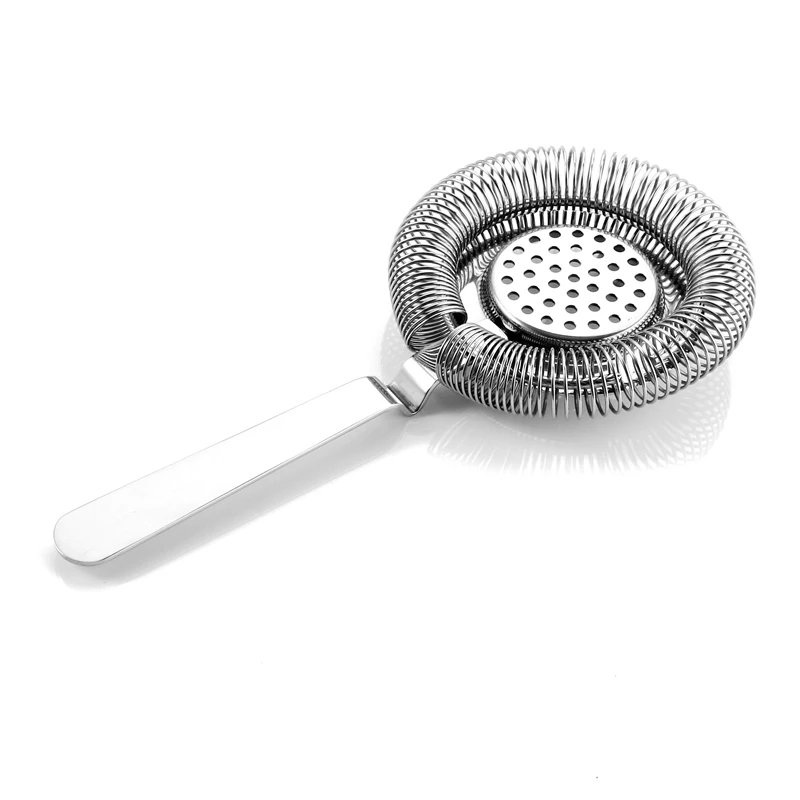 

Premium Hawthorne Strainer in 18-8 (#304) Stainless Steel, Silver Mirror Finish, High grade Cocktail Barware / Bartender Tools