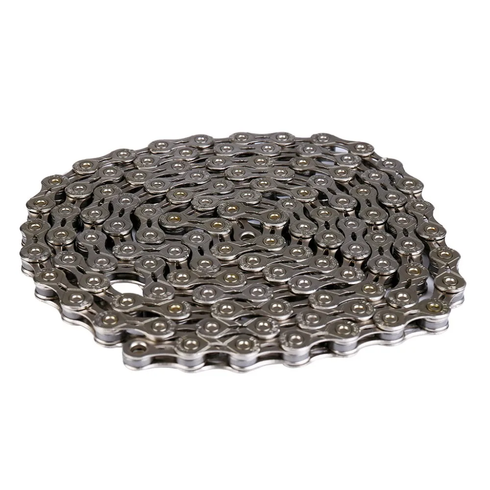 Best High Quality Bike Chain 8 9 Speed for MTB/Road Bike Magic Buckle 116L Full hollow Cheap bicycle chains Durable Reusable 2