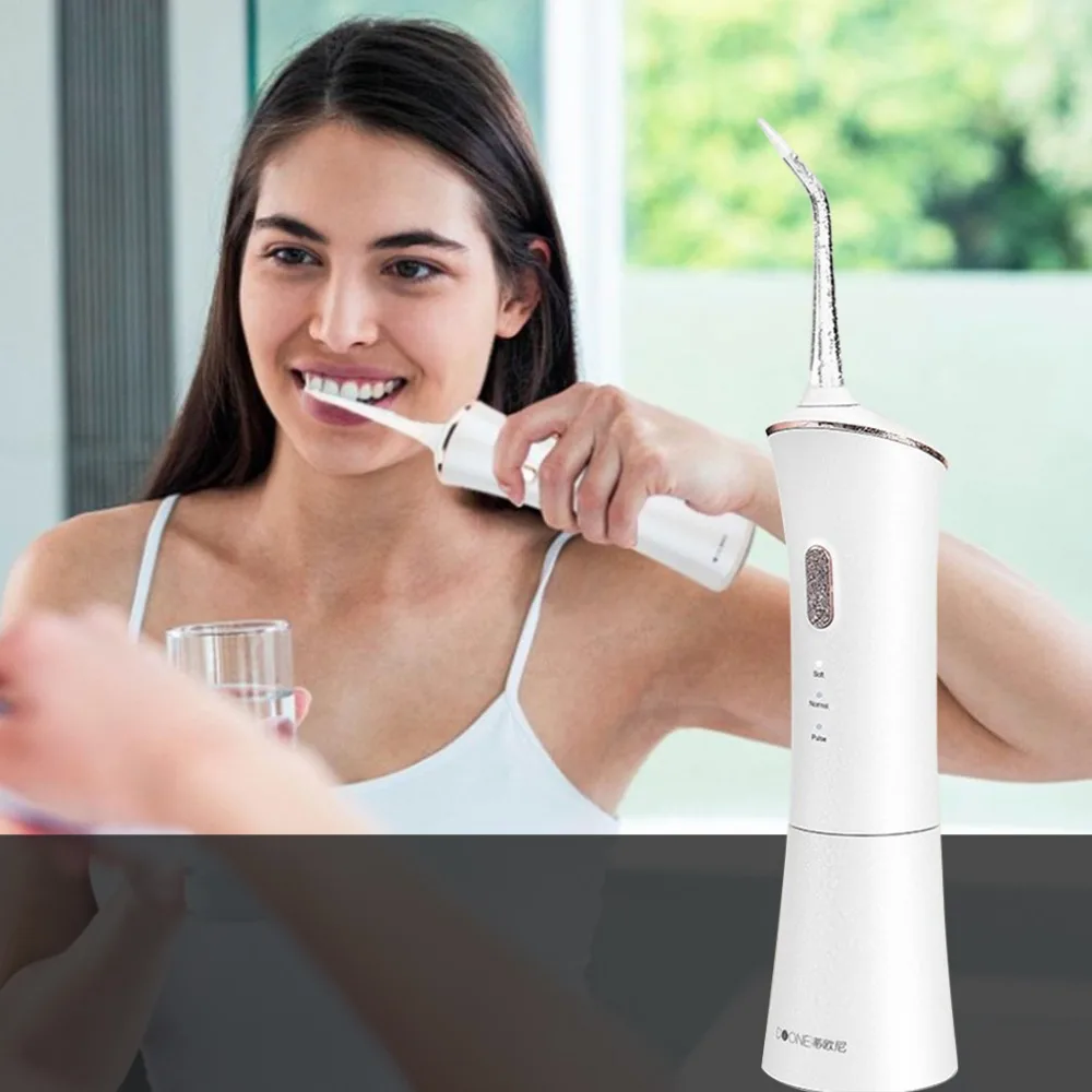 

Portable Powerful Oral Irrigator 160ml Capacity Floss Dental Water Jet Tooth Cleaning Kit Oral Hygiene For Travel Dropshipping