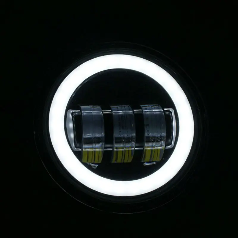 4.5inch led fog light with halo ring9800