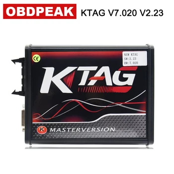 

Online EU Ktag 7.020 With 4 LED V2.23 Red PCB Board Master Version ECU programming Tools 100% No Token Limit ECM Programmer