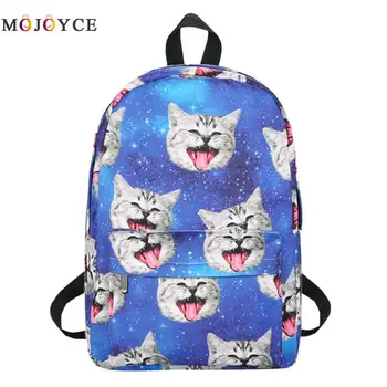 

Creative Printing Travel Backpacks Women School Bags Large Knapsack Preppy Style Backpack