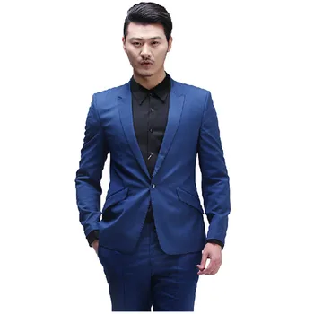 

New style men business suits mens professional custom suits cultivate one's morality men's suits two-piece (jacket and pants)