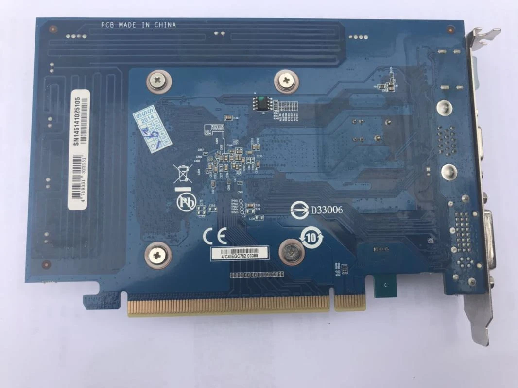 Видеокарта GIGABYTE GT730 1 ГБ GV N730D3 1GI D3 GDDR3 видеокарты для nVIDIA Geforce GT 730 1G Hdmi Dvi б/у VGA
