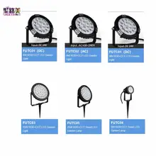 FUTC01 FUTC02 FUTC03 FUTC04 FUTC05 IP65 Водонепроницаемый 6 Вт 9 Вт 15 Вт 25 Вт RGB+ CCT светильник для газона AC 110 V-220 V DC24V открытый садовый светильник ing
