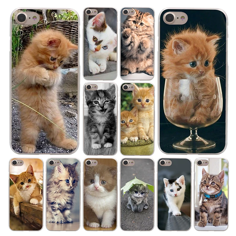 Lavaza Funny Kitten Cat Phone Case for Apple iPhone 4 4S 5C 5S SE 6 6S
7 8 Plus 10 X Xr Xs Max 6Plus 7Plus