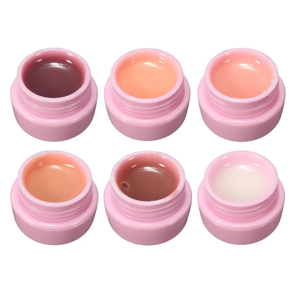 6 Colores/set 8 ml Esmalte de Uñas de Gel UV LED Capa de Pintura de Uñas Kits del arte de la Lámpara Solidificar Empapa del Arte Profesional Del Clavo de Pintura Gel