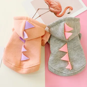 

Two Color Dinosaurs Sweater Pet Dog Kitten Knitted Classic Turtleneck Jumper Clothes Puppy Cat Sweater Jacket