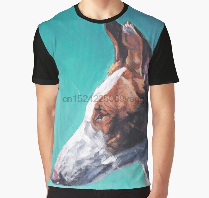

All Over Print T Shirt Men tshirt Ibizan Hound Fine Art Painting Graphic T-Shirt