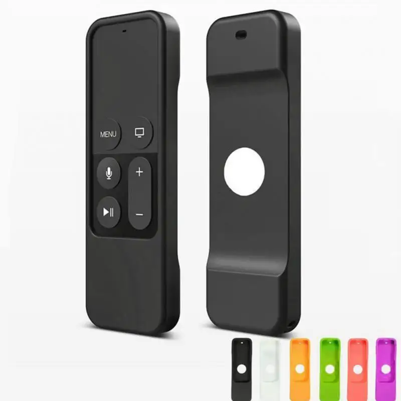Цветной силиконовый чехол для Apple TV 4 защитный пульта дистанционного управления