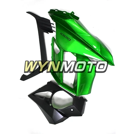 Крышки обтекателей мотоцикла черный зеленый Для Kawasaki Z1000S 2010 2011 2012 2013 ABS Пластиковые чехлы для инжектора корпусов