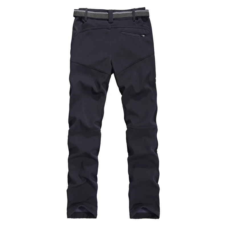 Mujeres Pantalones de senderismo suave Conchas Aire Libre Pantalones señora forro polar mantener caliente invierno escalada trekking camping pantalones hembra