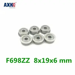 AXK F698zz фланец подшипника 8x19x6 мм Abec-1 (10 шт.) f698 Z ZZ фланцевый шарикоподшипники F619/8zz