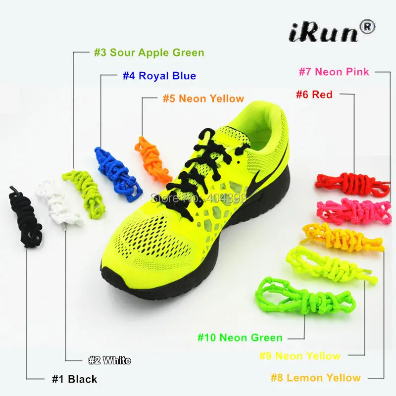 Tie Knotted Elastic Shoelace DHL 