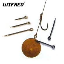 Wifreo 10 шт. рыболовная приманка-Фидер для ловли карпа, шпильки для ловли карпа, поплавки и т. д. металлические аксессуары для снаряжения волос 7 мм 10 мм 15 мм