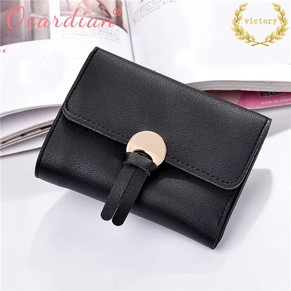 OCARDIAN Women Fashion Solid Hasp Tassels Multi Card Position Coin Bag Wallet Hot Sale Dropship