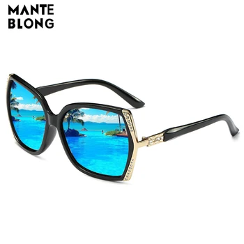 

New Arrived Hot Sale Women Fashion Design Oversize Eye Protection Polarized UV400 Sunglasses