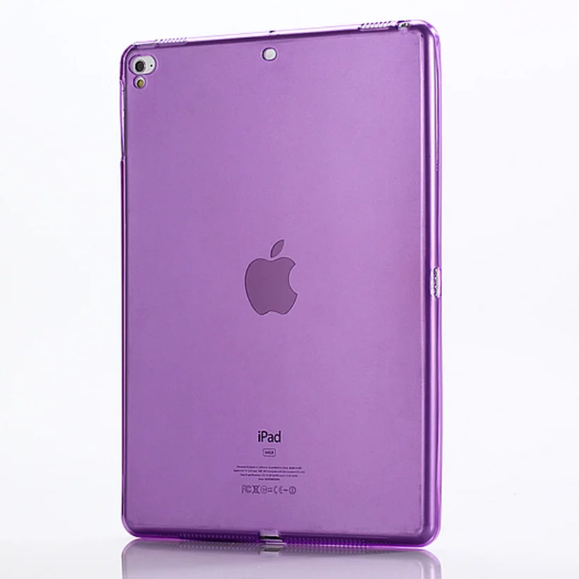 Для iPad Чехол iPad 6-го поколения чехол для планшета для iPad 9,7 роскошный кристально прозрачный силиконовый чехол для iPad 9,7 чехол - Цвет: Фиолетовый