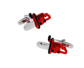 

6pairs/lot Creativ Electric Saw Cufflinks Plated Tool Sawing machine Cuff Links Men's Jewelry Accessory Fashion Gift
