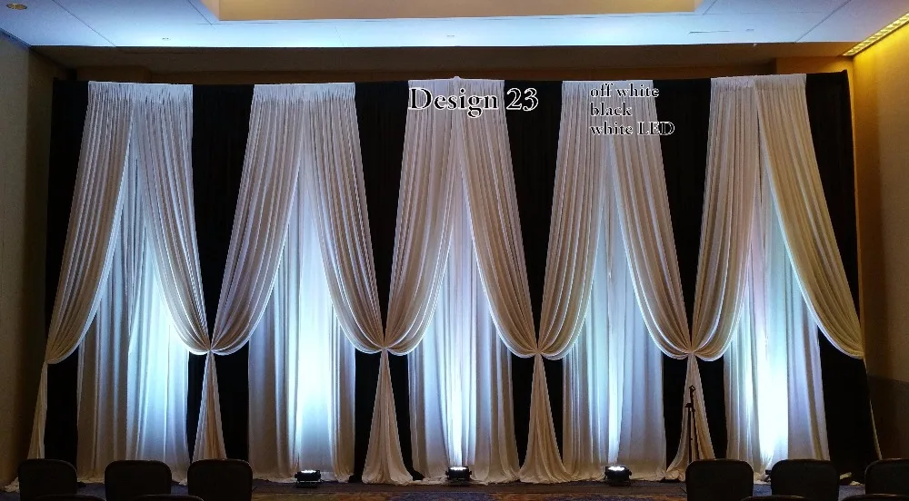 Stage Decoration Wedding Backdrop Party Backdrops 3m X 6m Black
