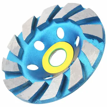 

100mm (4 inch) 4'' Diamond Blue Grinding Concrete Cup Wheel Disc Bowl Shape Concrete Granite Masonry Stone Ceramics Tools