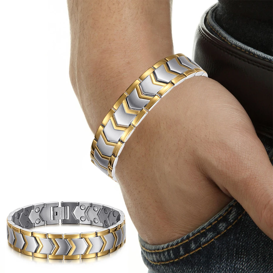 OSB-1748SG-DOUBLE-AE hologram bracelet stainless steel jewelry (18)